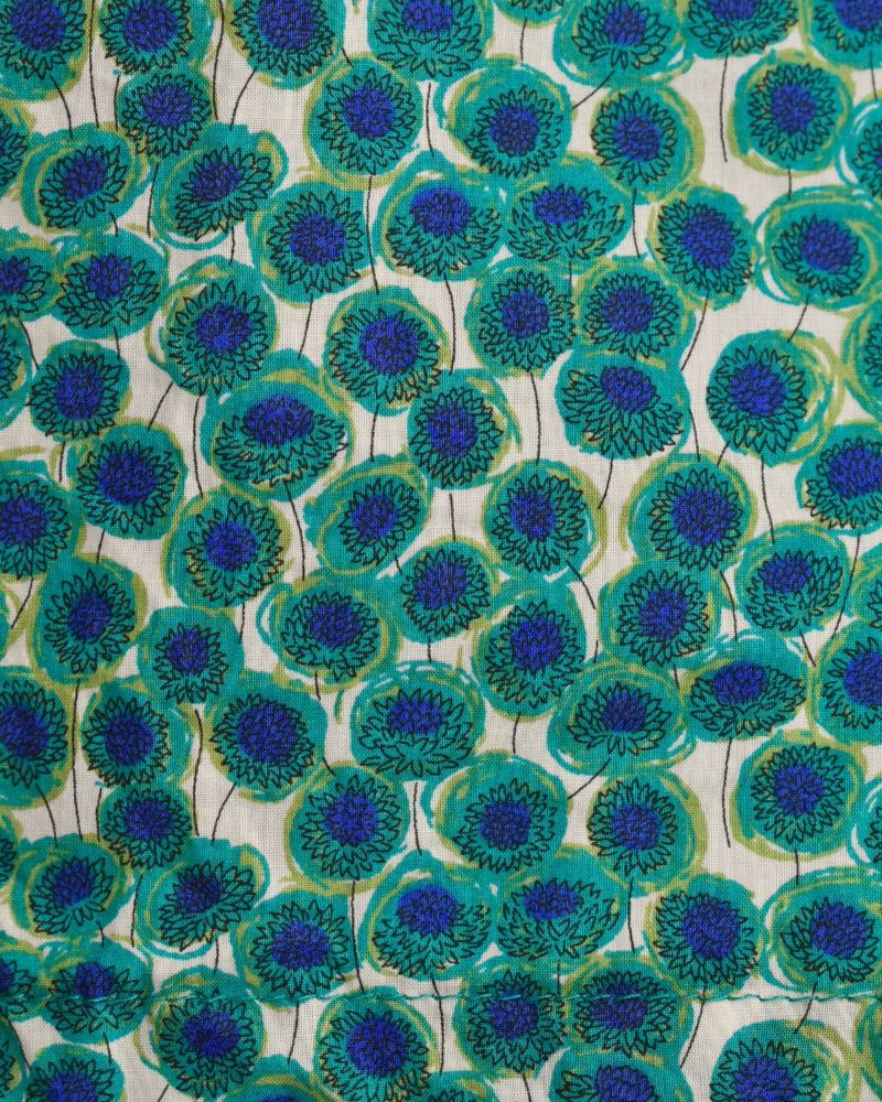 LIBERTY Print Skirt in GreenFlower