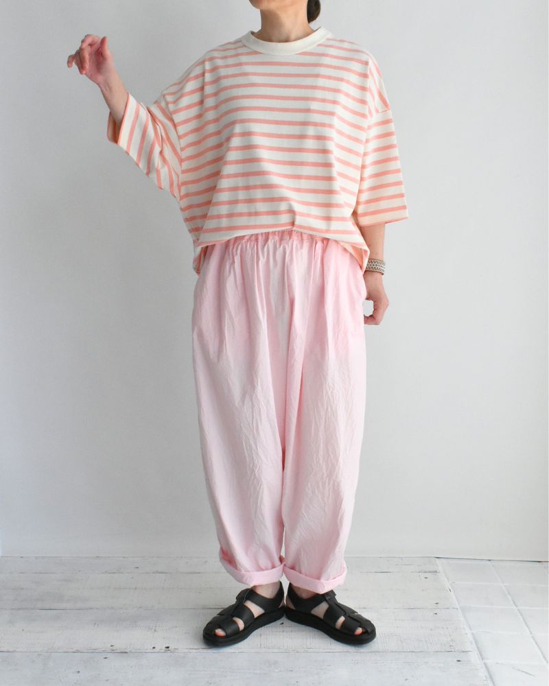 Combed Broad Slow Pants in Pink