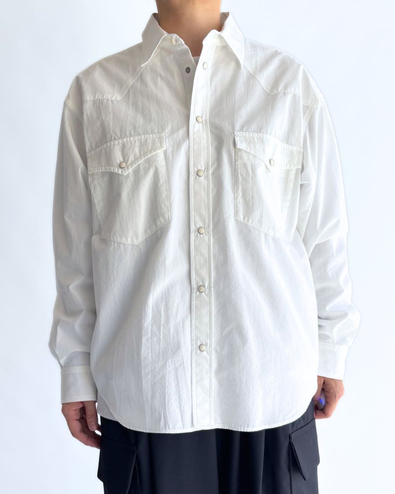BRENDA-W Western Shirt in White
