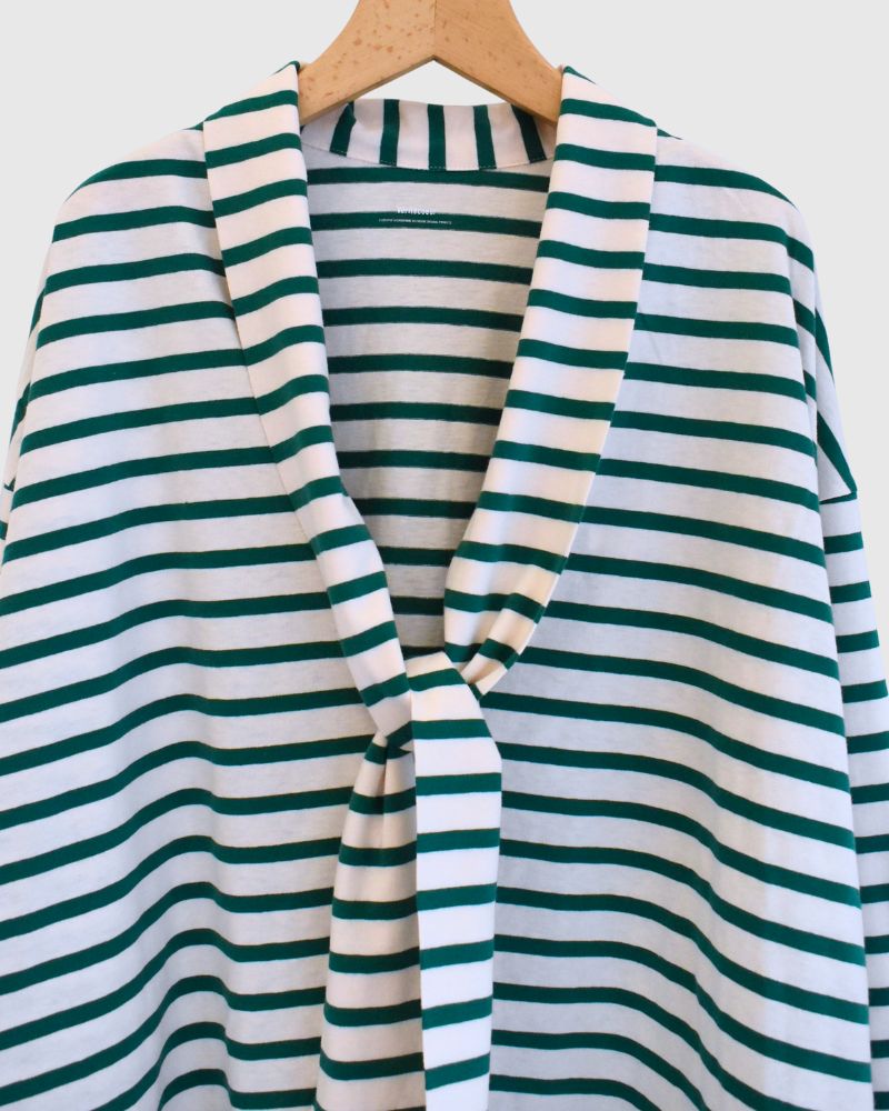 Taco Cotton Border Tie Royal in Pink/Green