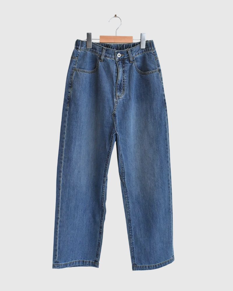 Sarrouel Design Denim Pants 'JENA' in Indigo