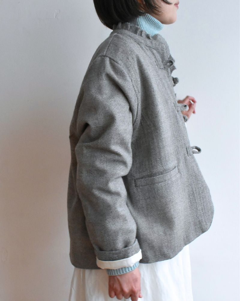 [Pre-order] F/W LA528 Anonymous Wool Gauze China Jacket (Late Oct - Early Nov)