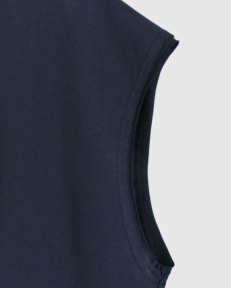 CALM French Sleeve T-shirt in Navy