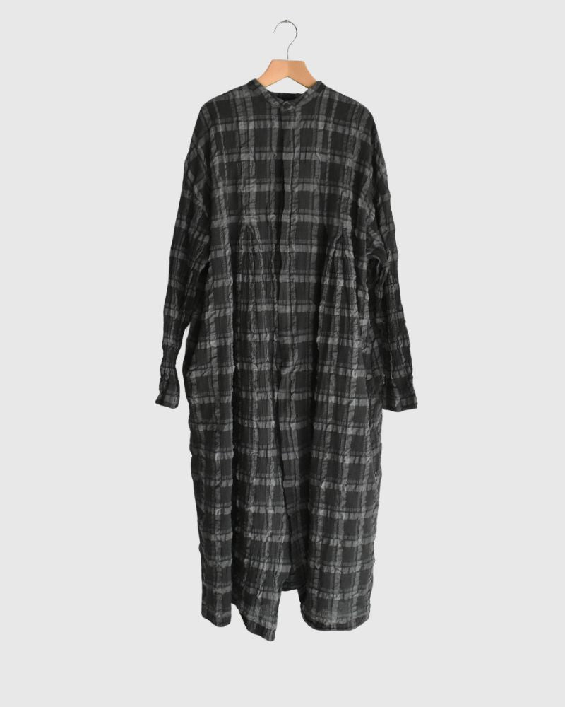 Favorite Check Dress in GrayCheck