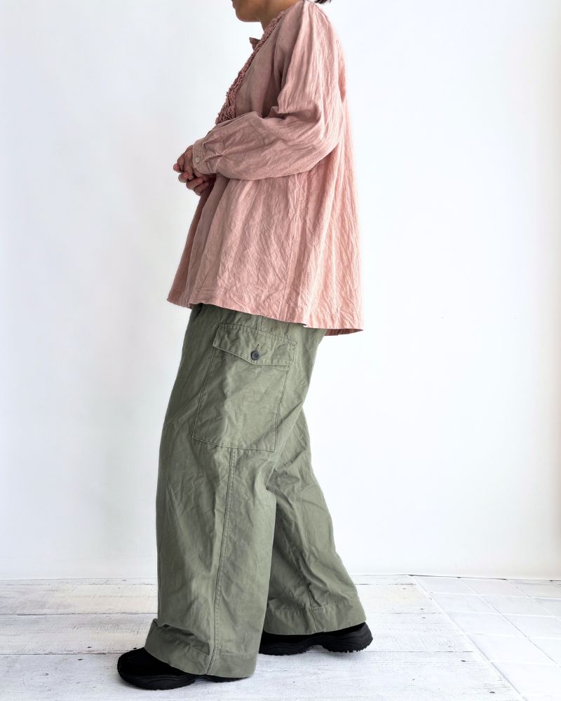 French Linen Shirt in Pink