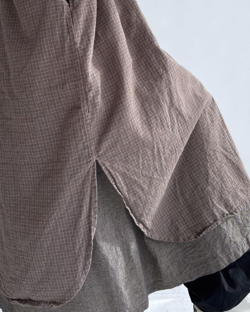 Daddy Check Shirt in Gray