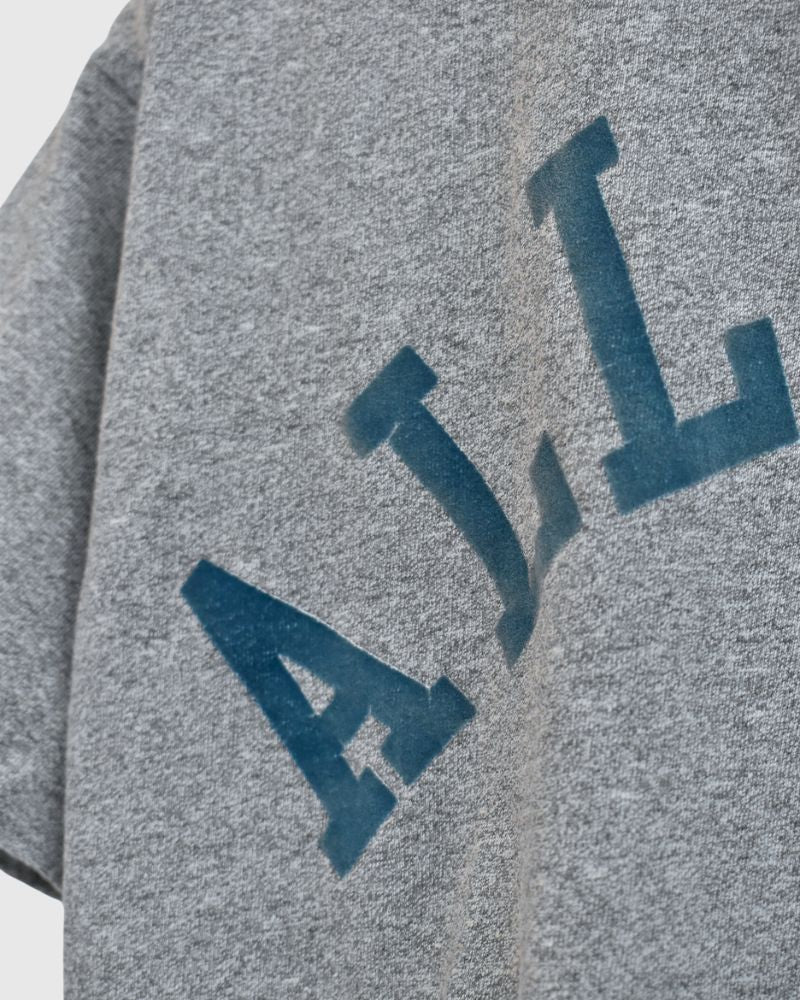 Vintage Cotton Jersey ALL GOOD T-Shirt in Gray