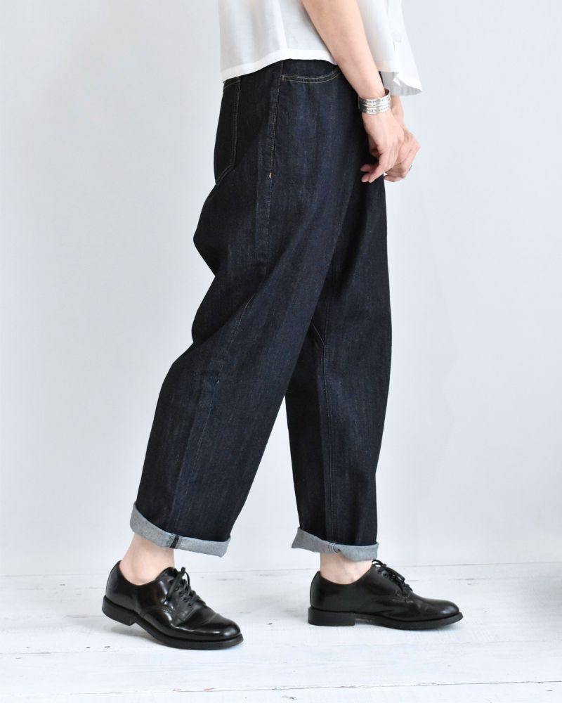 Sarrouel Design Denim Pants 'JENA' in Onewash