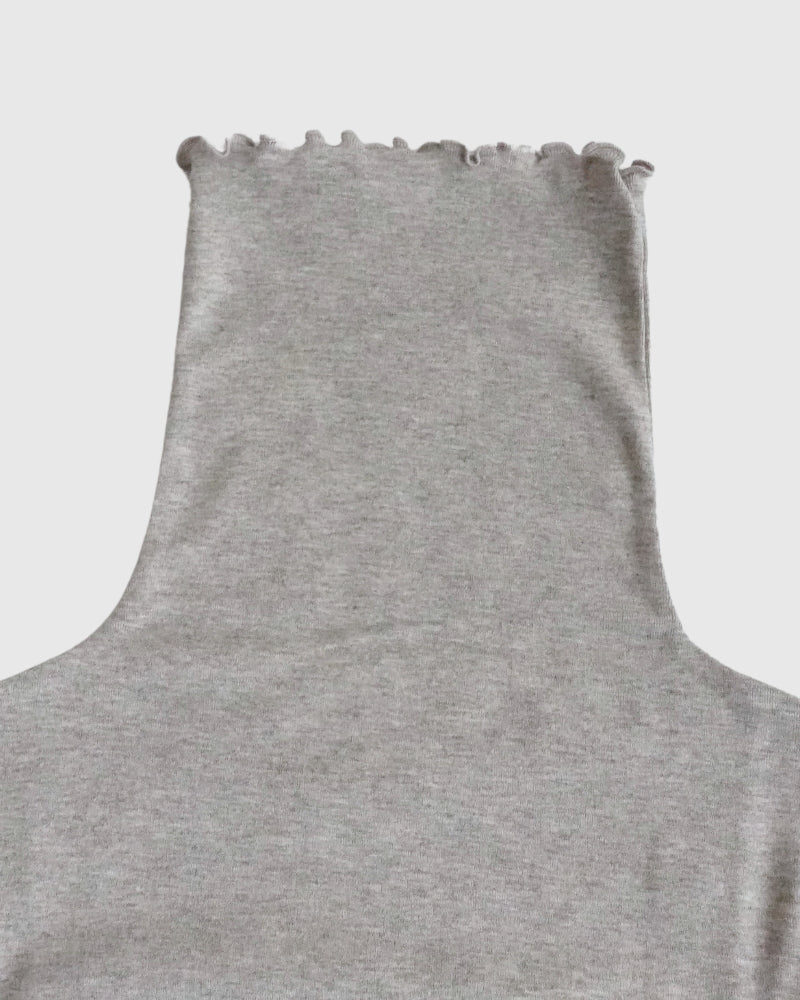 Yak Turtleneck Pullover in Greige