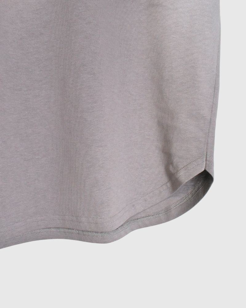 ROLLUP SLEEVE TOPS 'FERRIO' in Gray