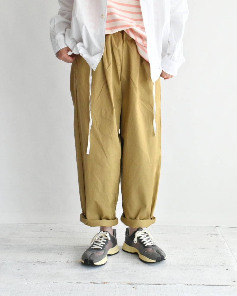 Chino Cloth POKKA Pants in Beige