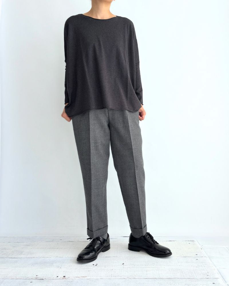 5-Color T-Line Pullover in CharcoalGray