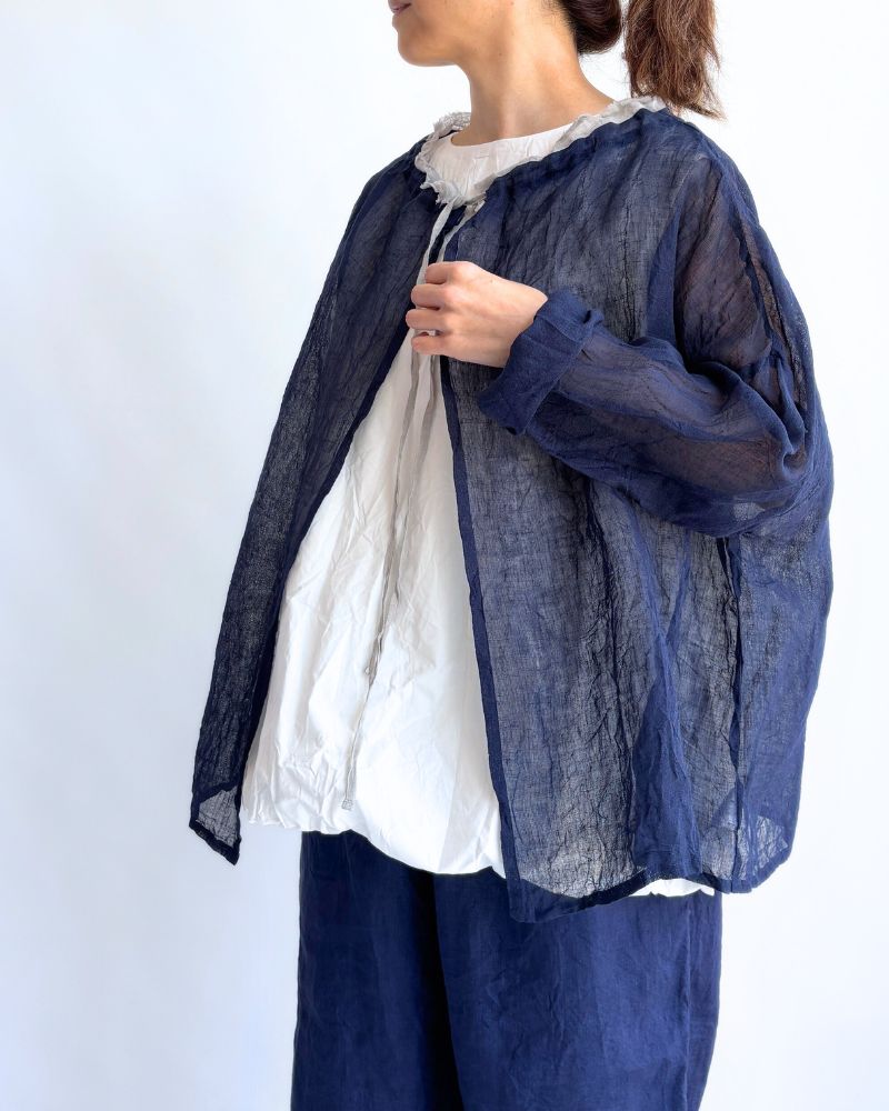 Cotton Balloon Tunic in White