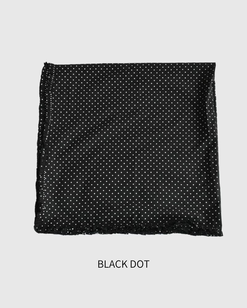 Dotted frill stole