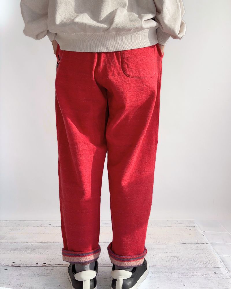 Inlay Striped PENNIE Pants in Red