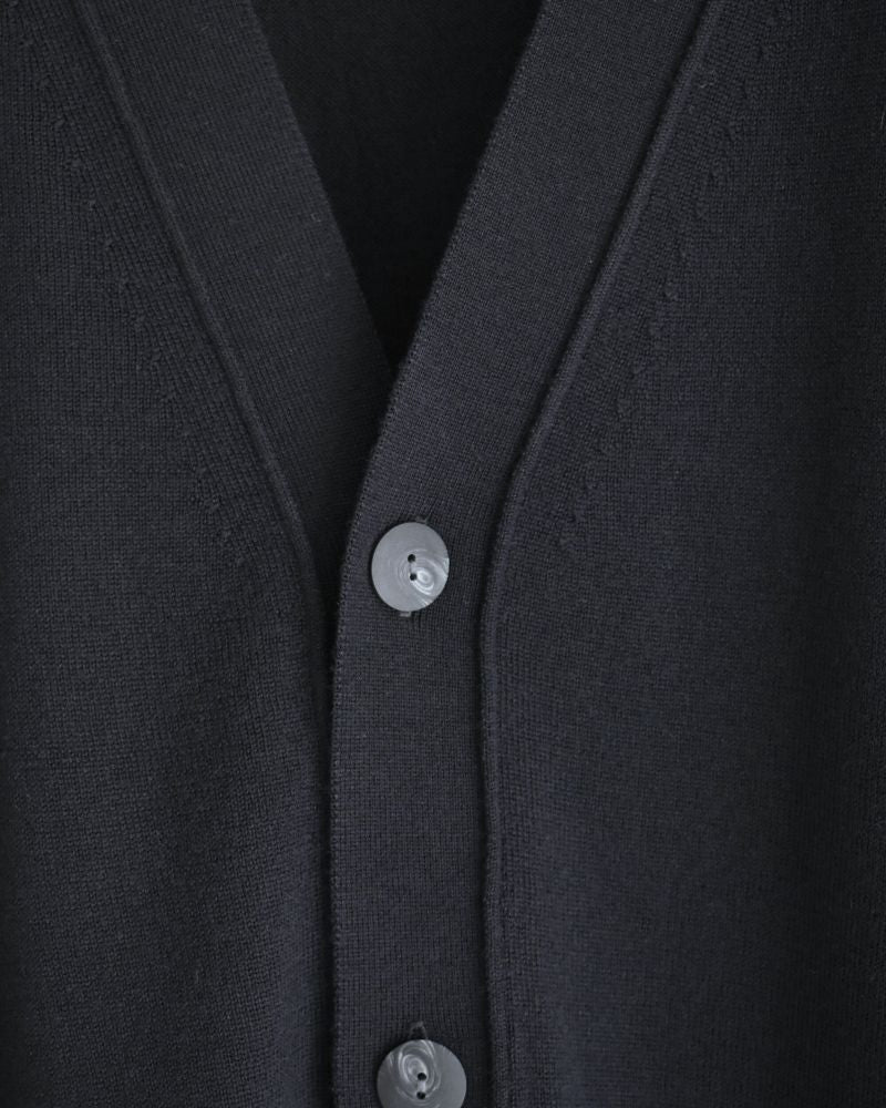 Merino Daddy Cardigan in Navy