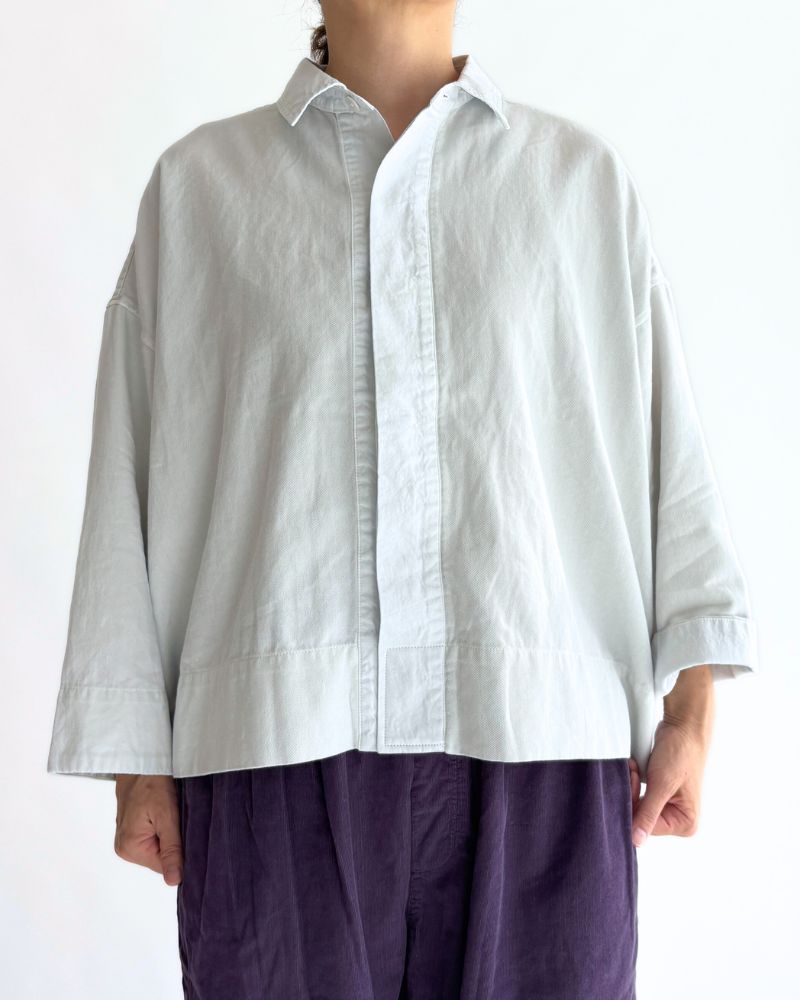 Soft Twill Shirt in IceGray
