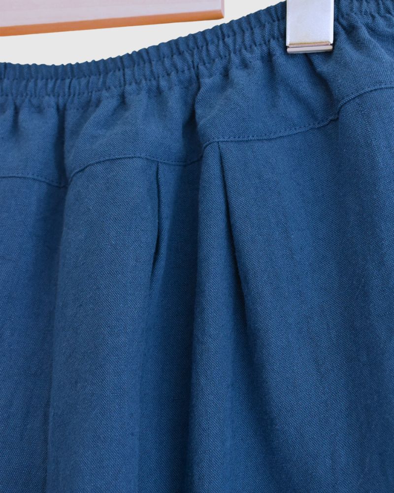 Egg Pants (LINEN/RAMIE) in Blue