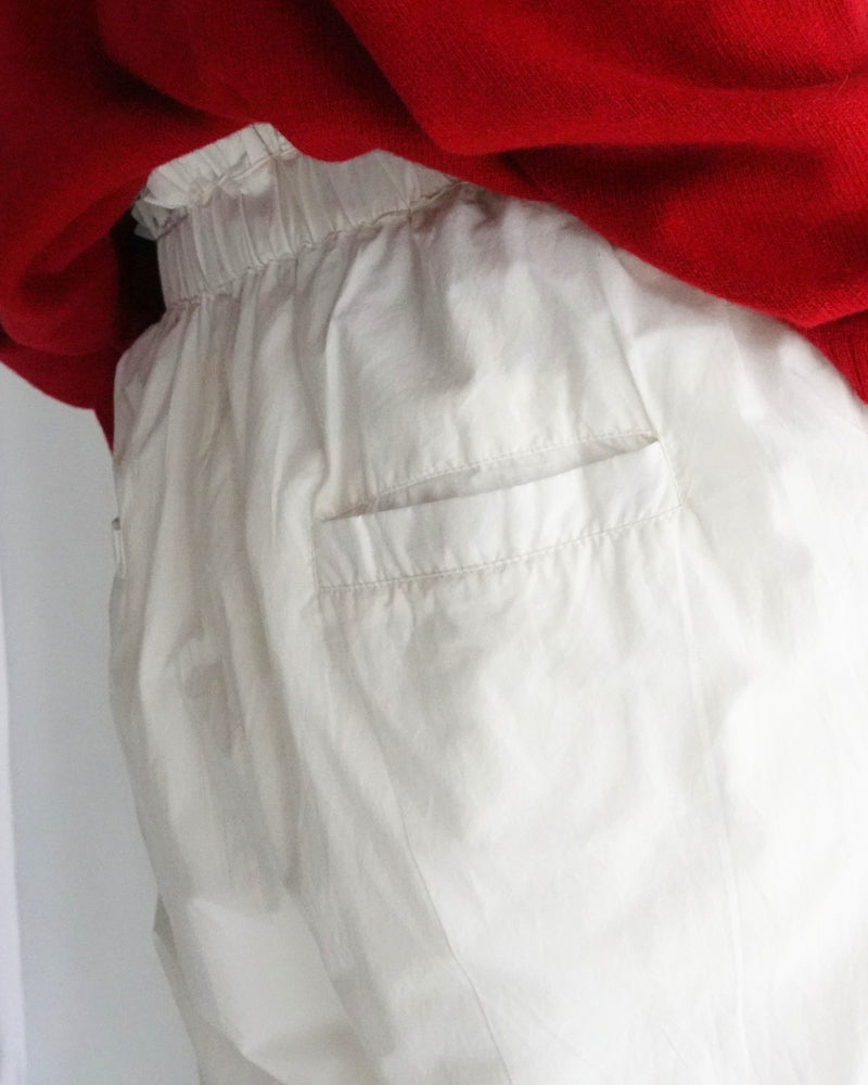 Soft Light Filter Pants in Off White