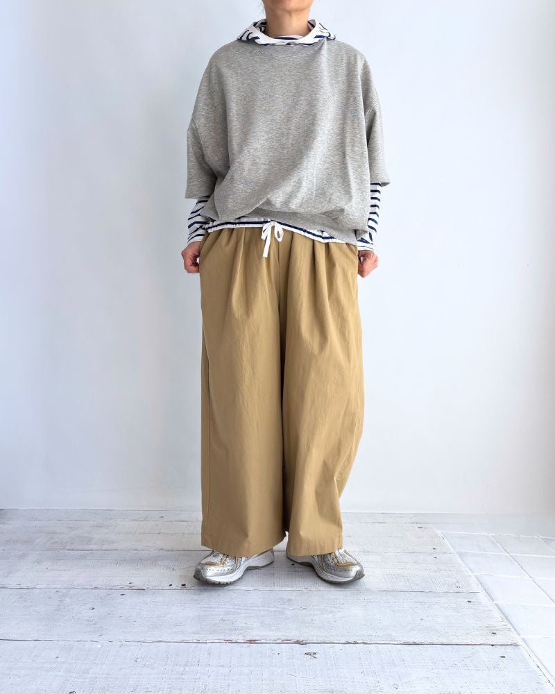 Sweat Cocoon Vest in TopGray