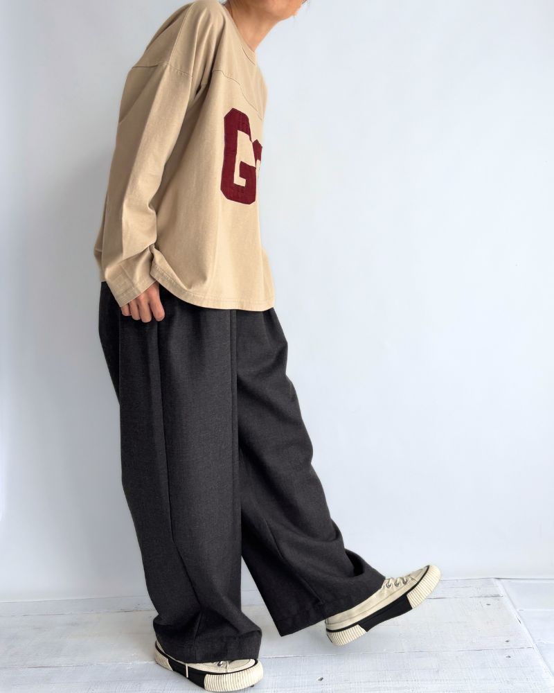 GO Football Long Sleeve T-Shirt in Gray
