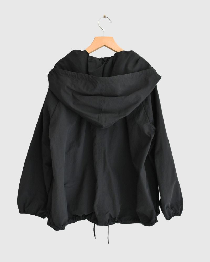 Oversized Hoodie Jacket in Black