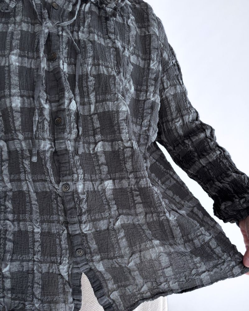 Favorite Check Blouse in GrayCheck