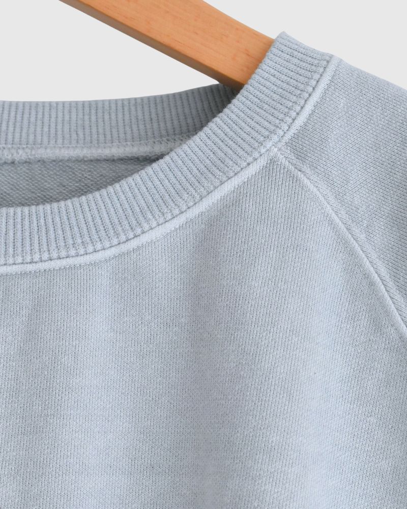 Pigment dye sweatshirt L/S in Blue