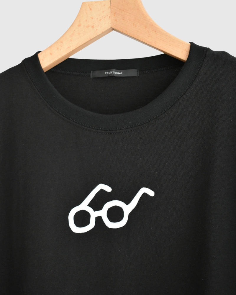 Men's Glasses Tee in Black
