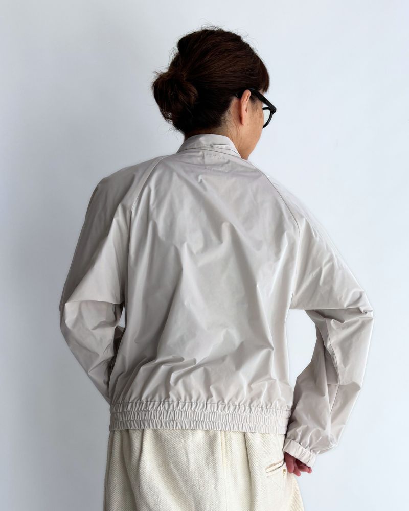 Front Frill Zip-Up Jumper in IceGray