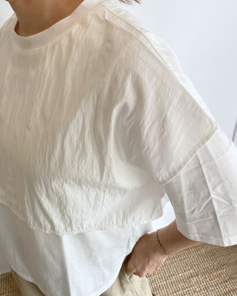 LAYERED TOPS 'HABOI' in White