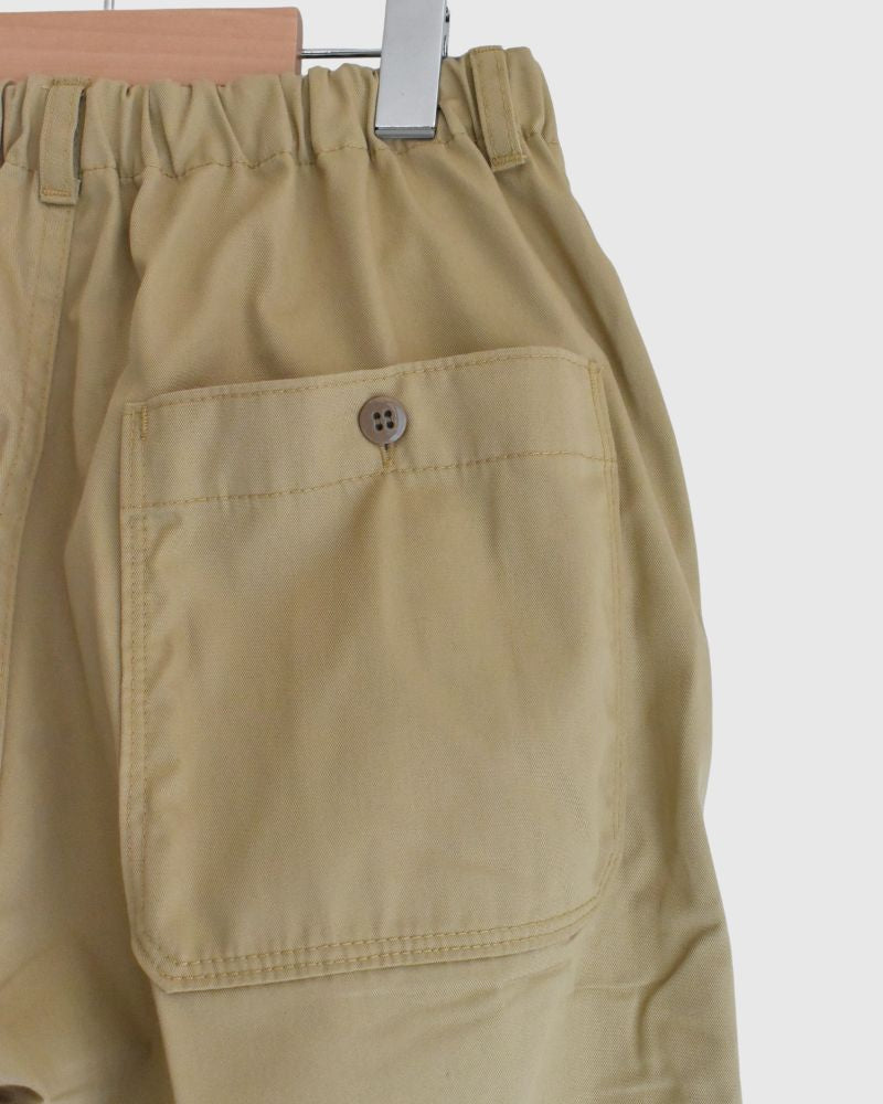 PE/C Twill Center Press Pants in Beige