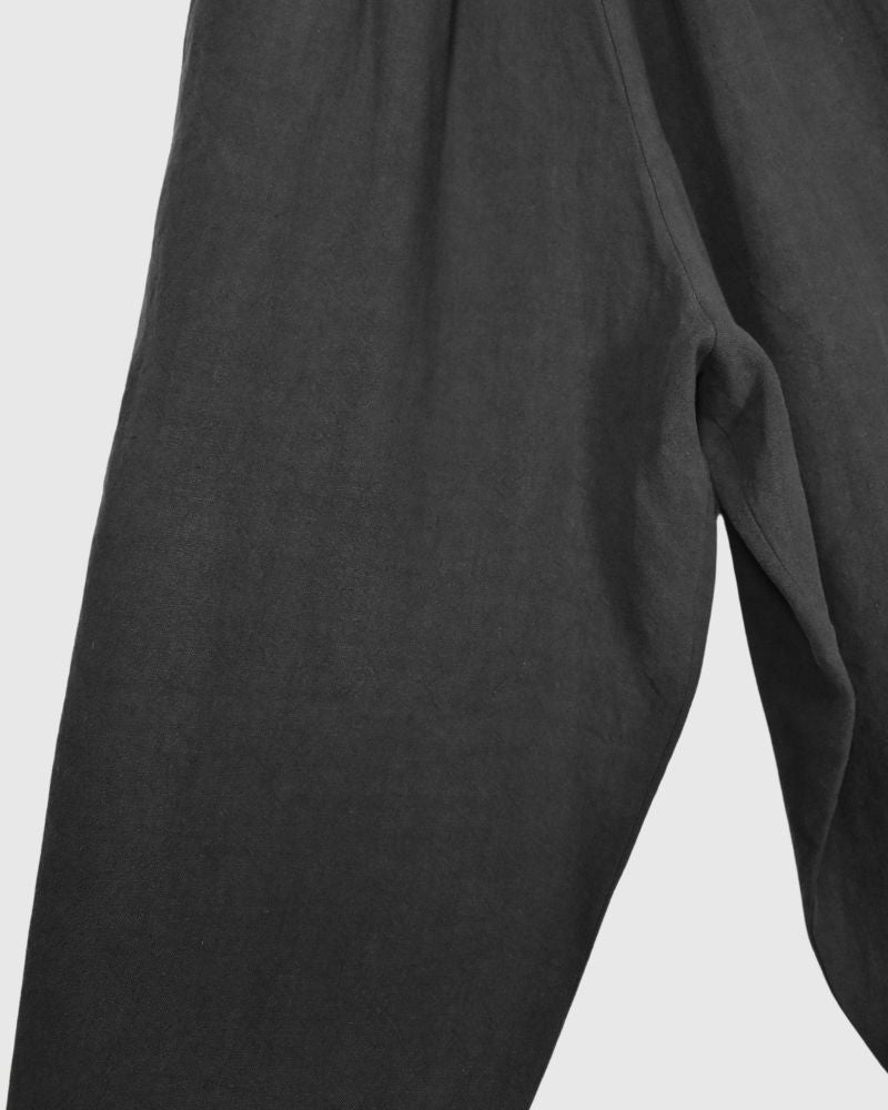 Egg Pants (LINEN) in Sumi