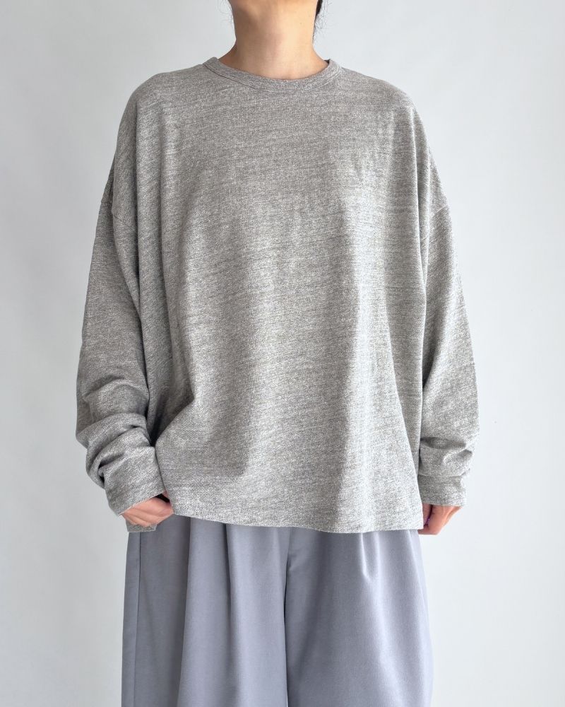Jersey loose pullover in Gray