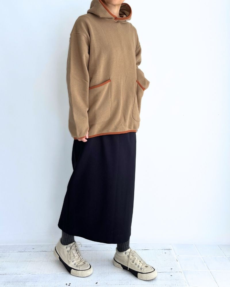 Relaxed Jersey Skirt in Navy