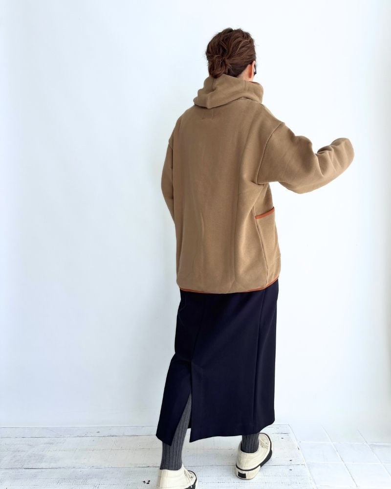 Relaxed Jersey Skirt in Navy