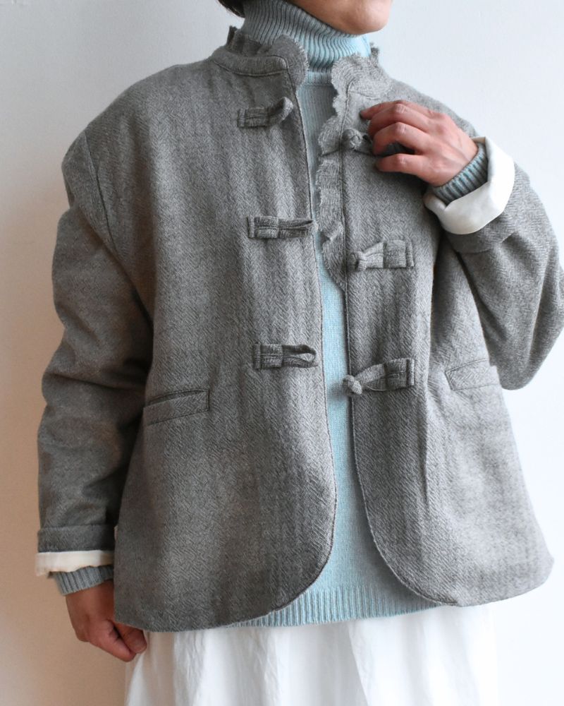 [Pre-order] F/W LA528 Anonymous Wool Gauze China Jacket (Late Oct - Early Nov)