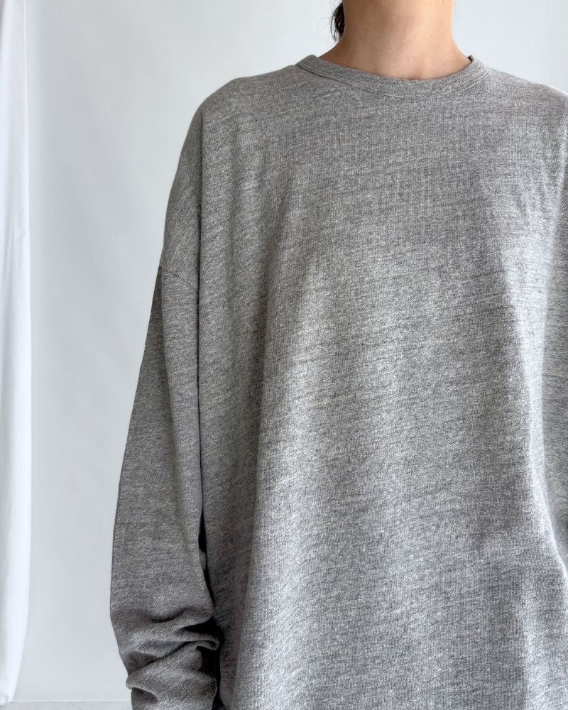 Jersey loose pullover in Gray