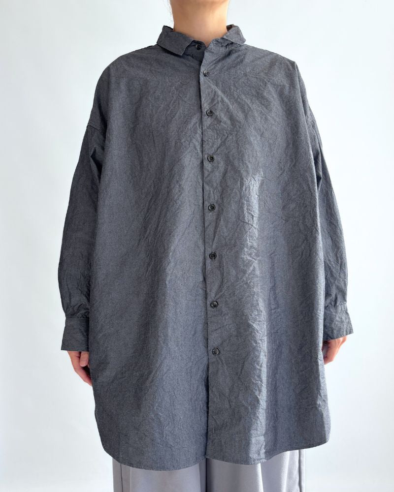 Timeless Long Shirt in Indigo