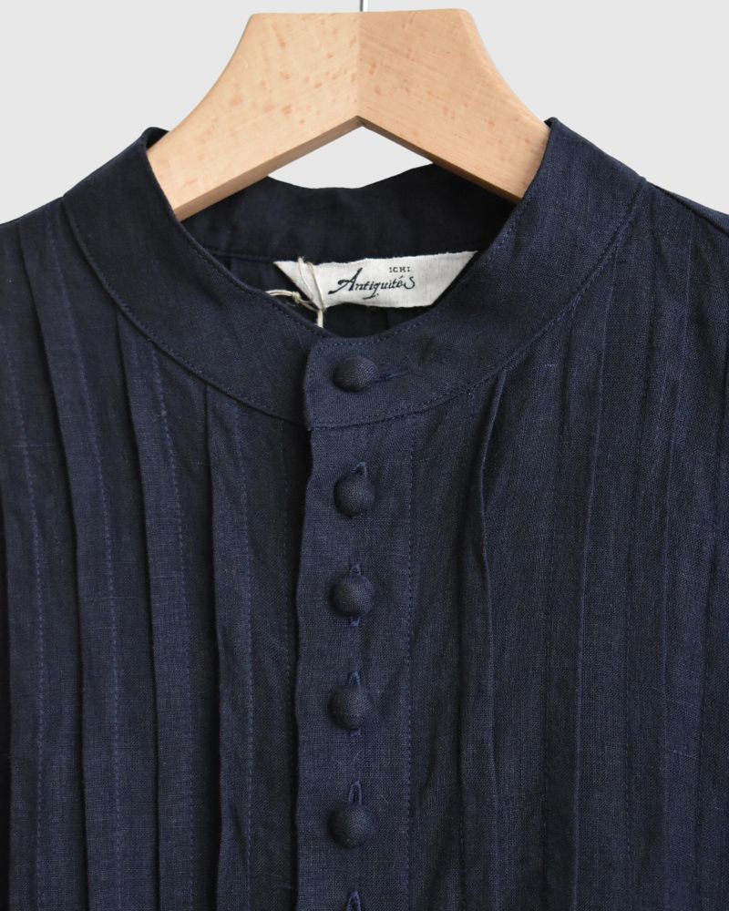 French Linen Shirt in Navy