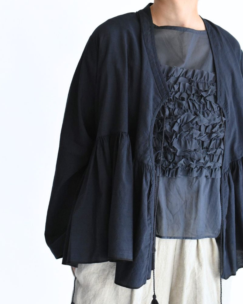 Handwoven Cotton Hakeme Cache-coeur in DarkNavy
