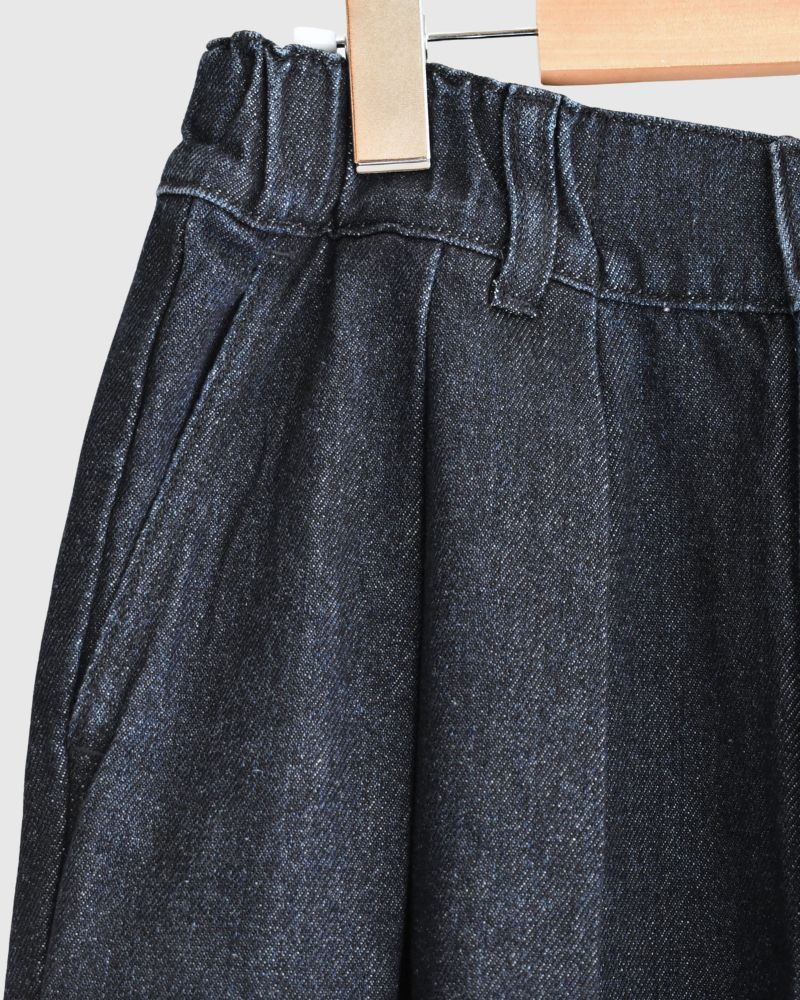 Hem Design Cocoon Silhouette Denim 'SAFY' in OneWash