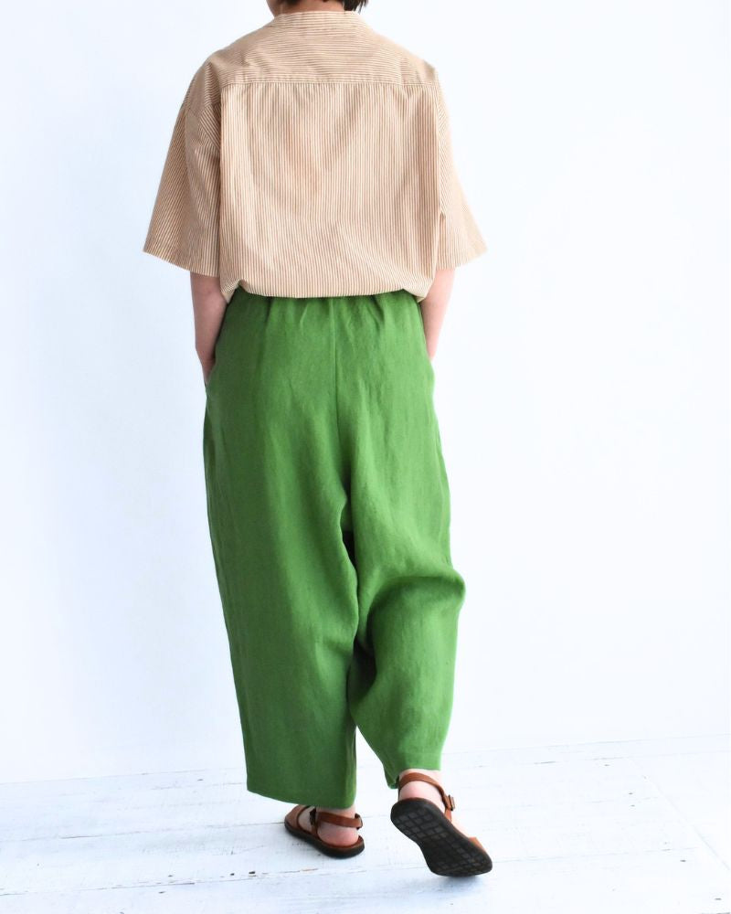 Egg Pants (LINEN/RAMIE) in Green