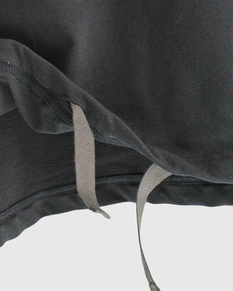 Shirring S/S PULLOVER in Gray