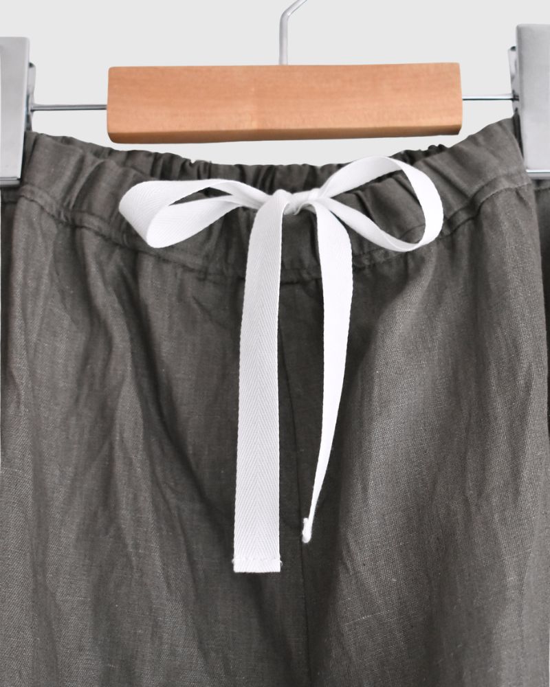 Light Mocha Denim Vivian Pants in Mocha