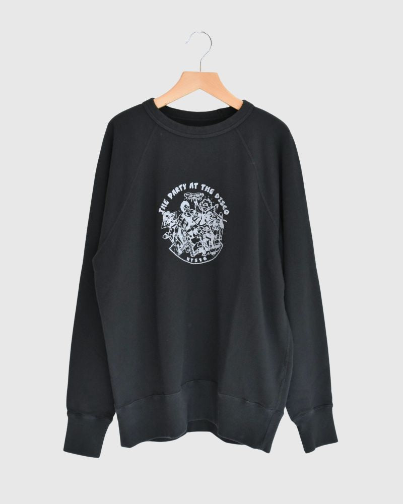 "HTS16" Printed Sweatshirt in DeepNavy