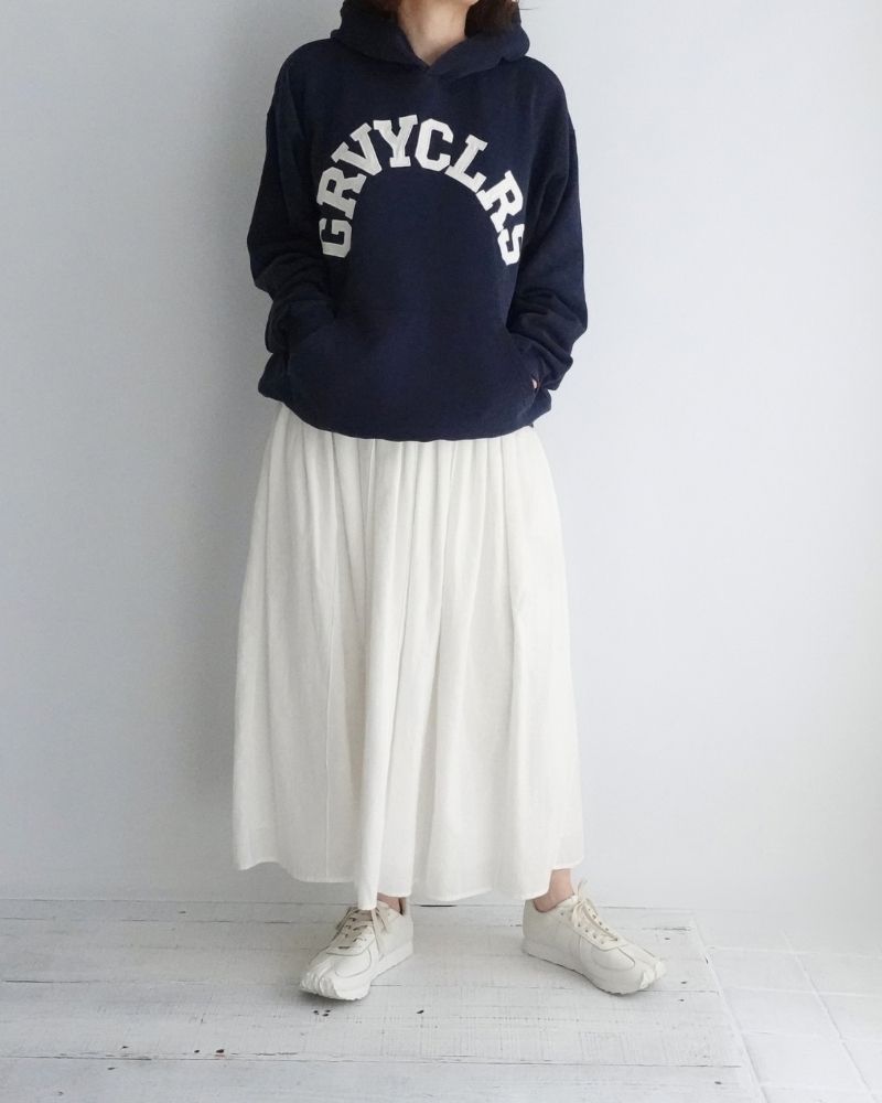 French Terry GRVYCLRS Applique Hoodie (MENS) in Navy