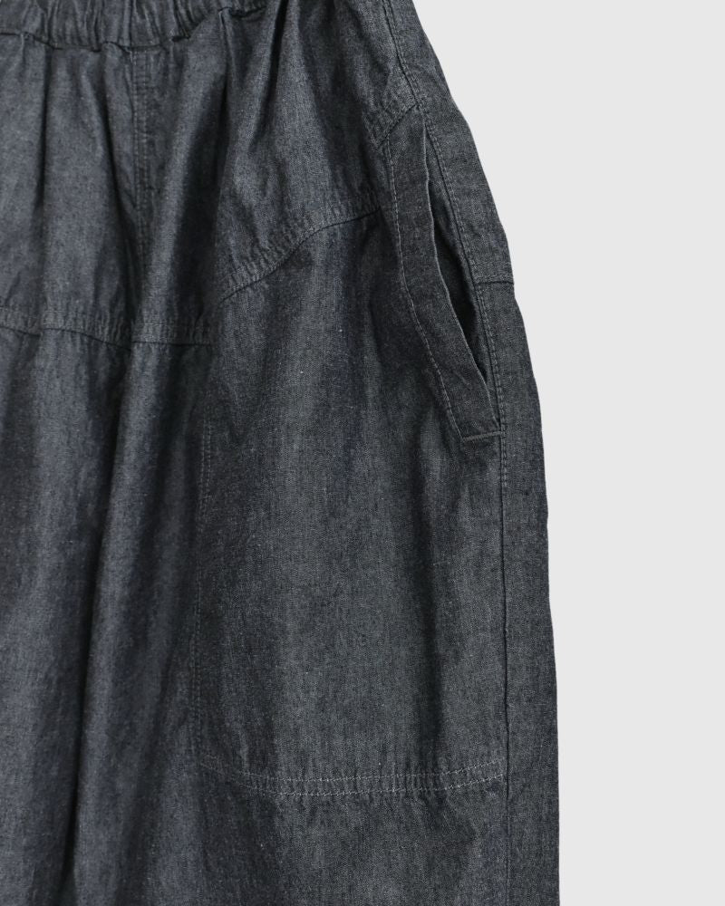 6.3oz Denim Dungaree Full Pants in Indigo
