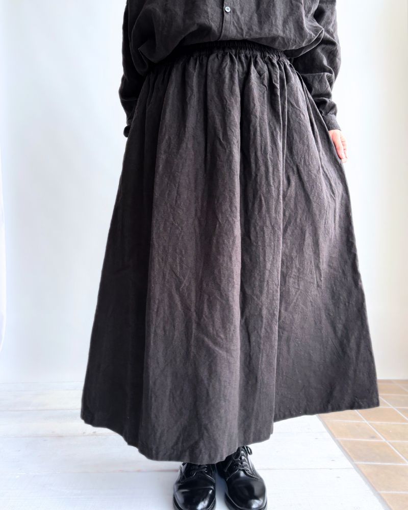 ● I AM MARI ● Neville Linen T-Shirt Blouse Flare Skirt MAKZ5207_901_4.jpg?v=