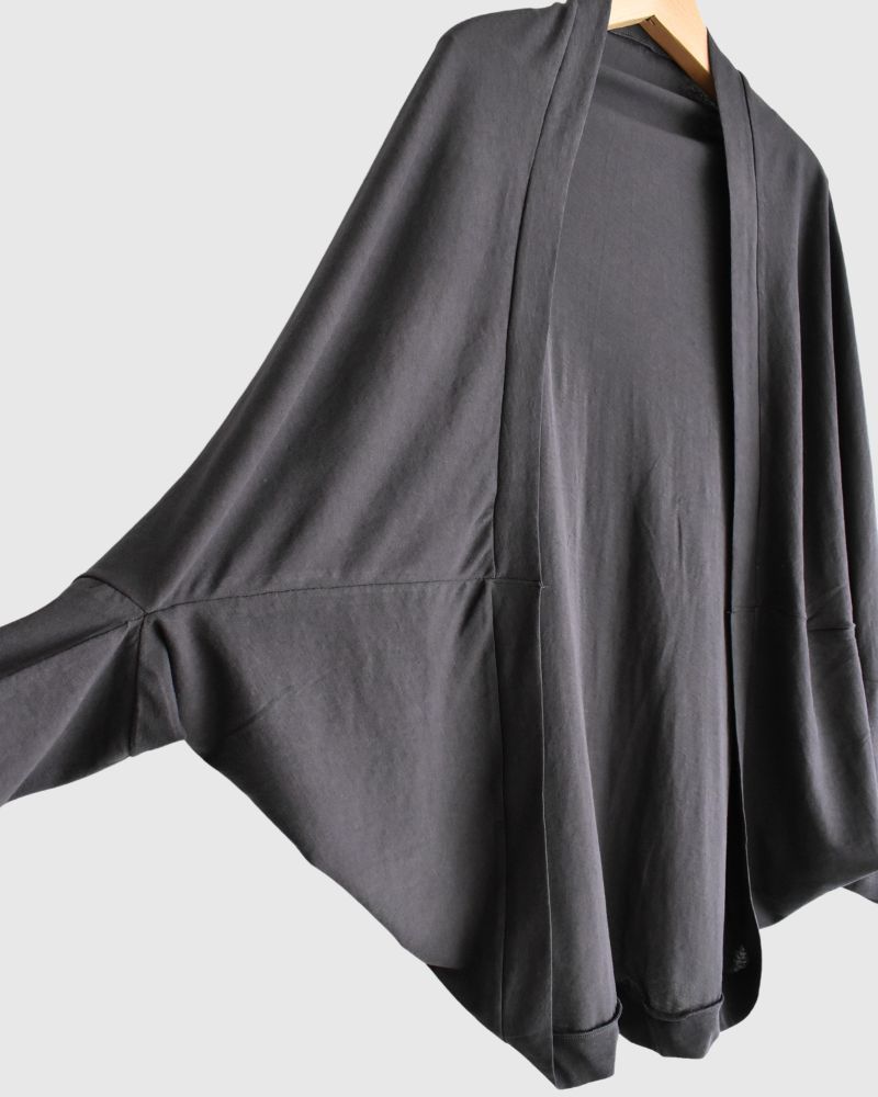 Square bolero 'OLIANA' Charcoal